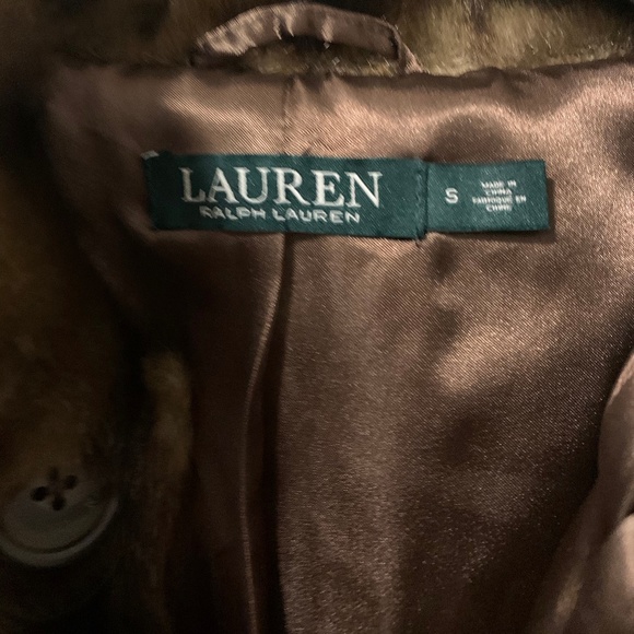 Ralph Lauren Faux Fur Coat - Picture 3 of 3